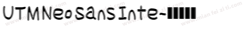 UTM Neo Sans Inte字体转换